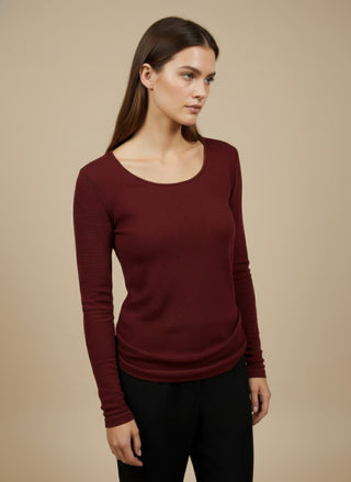 Maglia - Maglia m/l girocollo viscosa - Nero - VEVI