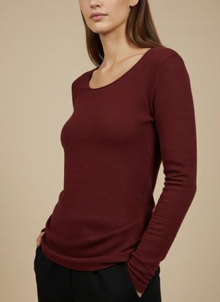 Maglia - Maglia m/l girocollo viscosa - Panna - VEVI