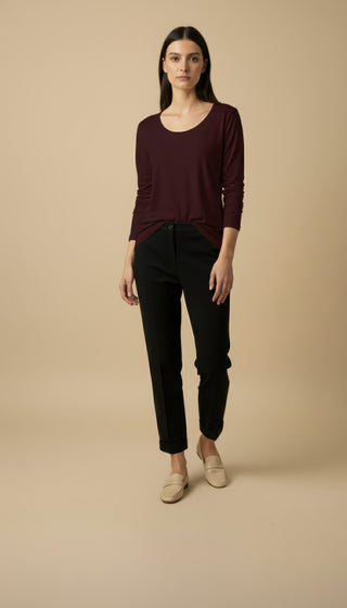 Maglia - Maglia m/l girocollo viscosa - Panna - VEVI