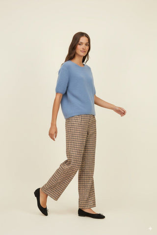 Maglia - Maglia m/m 30% mohair - Azzuro - vevi.it