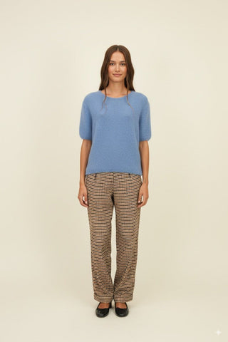 Maglia - Maglia m/m 30% mohair - Azzuro - vevi.it