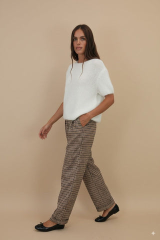 Maglia - Maglia m/m 30% mohair - Bianco - vevi.it