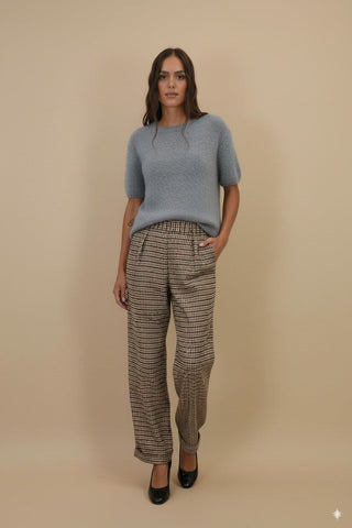 Maglia - Maglia m/m 30% mohair - Grigio medio melange - vevi.it