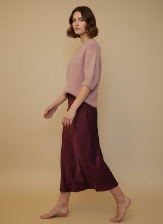 Maglia - Maglia m/m 30% mohair - Rosa - vevi.it