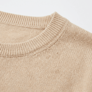 Maglia - Maglia over girocollo viscosa DME9218 - Beige - VEVI