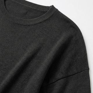 Maglia - Maglia over girocollo viscosa DME9218 - Nero - VEVI