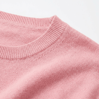Maglia - Maglia over girocollo viscosa DME9218 - Rosa - VEVI