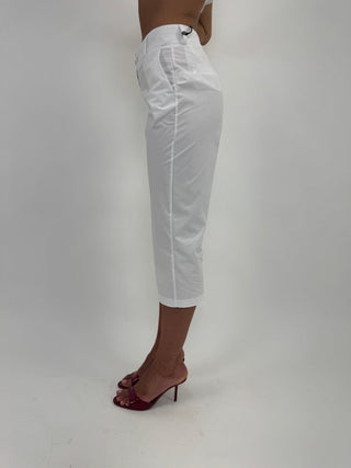 Pantalone - Pantalone capri NRE794 - Bianco - VEVI