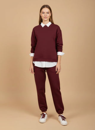 Pantalone - Pantalone coulisse - Bordeaux - vevi.it