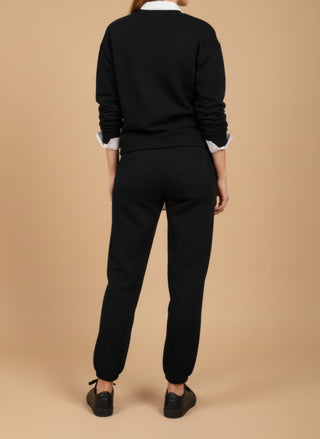 Pantalone - Pantalone coulisse - Nero - vevi.it