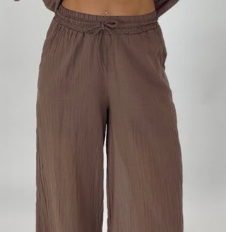 Pantalone - Pantalone coulisse NRE602 - Moro - VEVI