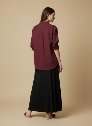 Pantalone - Pantalone ecopelle trombetta - Moro - VEVI