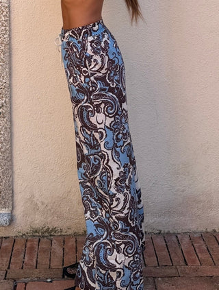 Pantalone - Pantalone fantasia coulisse NRE26602 - Multicolor - VEVI