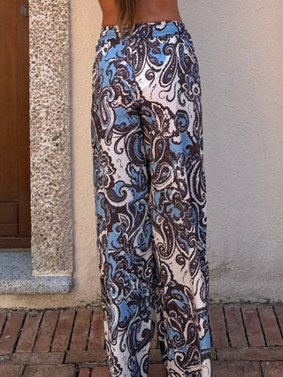 Pantalone - Pantalone fantasia coulisse NRE26602 - Multicolor - VEVI