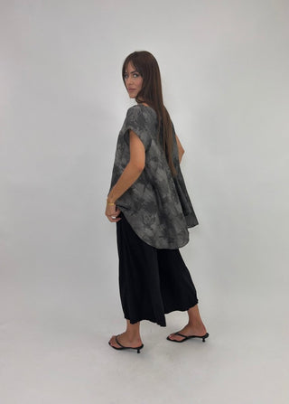 Pantalone - Pantalone largo elastici AUEZ62P - Nero - VEVI