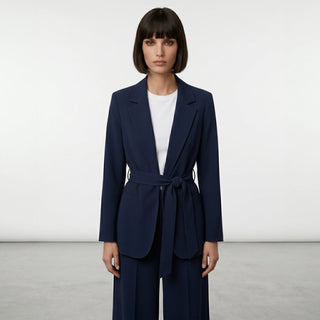 Pantalone - Pantalone palazzo GFE7270 - Blu - VEVI