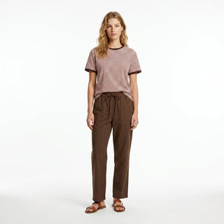 Pantalone - Pantalone palazzo GFE7270 - Celeste - VEVI