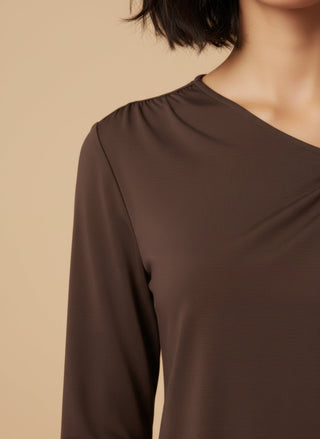 Pantalone - Pantalone palazzo laccio - Marrone - vevi.it