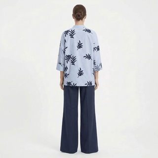 Pantalone - Pantalone palazzo LUE56749 - Blu - VEVI