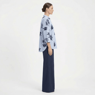 Pantalone - Pantalone palazzo LUE56749 - Blu - VEVI