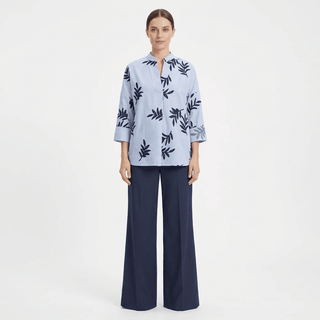 Pantalone - Pantalone palazzo LUE56749 - Blu - VEVI