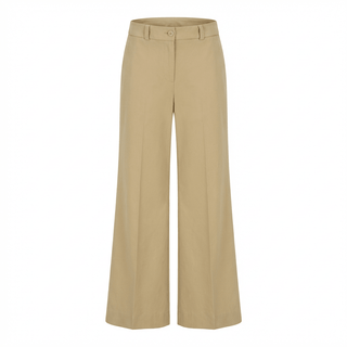 Pantalone - Pantalone palazzo LUE56749 - Sabbia - VEVI