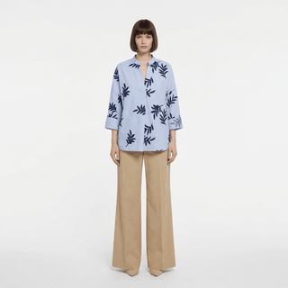 Pantalone - Pantalone palazzo LUE56749 - Sabbia - VEVI