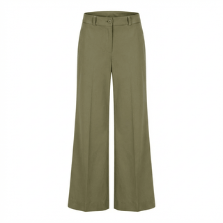 Pantalone - Pantalone palazzo LUE56749 - Verde militare - VEVI