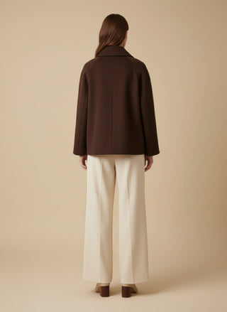 Pantalone - Pantalone palazzo pence - Burro - VEVI