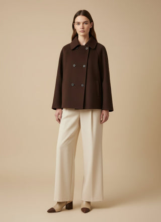 Pantalone - Pantalone palazzo pence - Burro - VEVI