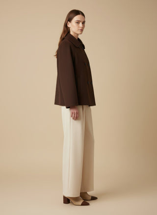 Pantalone - Pantalone palazzo pence - Burro - VEVI