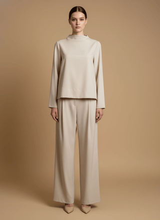 Pantalone - Pantalone palazzo pence - Burro - vevi.it