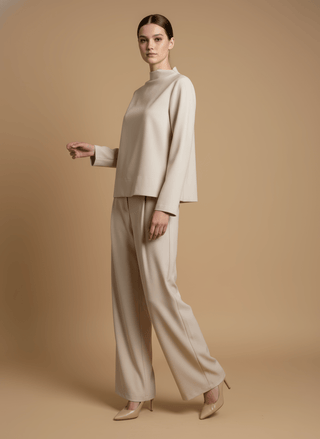 Pantalone - Pantalone palazzo pence - Burro - vevi.it