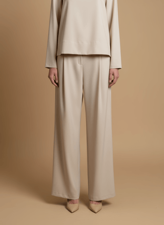 Pantalone - Pantalone palazzo pence - Burro - vevi.it