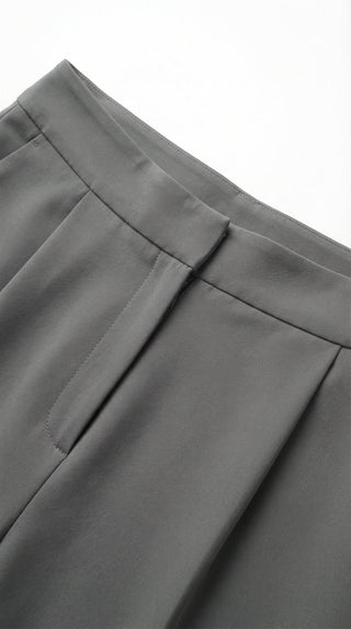Pantalone - Pantalone palazzo pence - Grigio scuro - VEVI