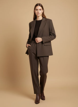 Pantalone - Pantalone palazzo pence - Marrone - vevi.it