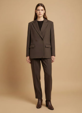 Pantalone - Pantalone palazzo pence - Marrone - vevi.it