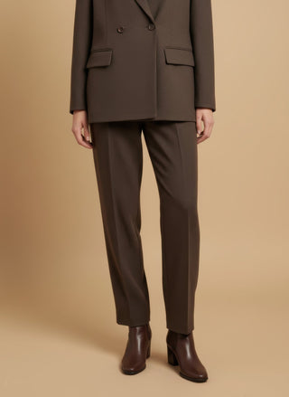 Pantalone - Pantalone palazzo pence - Marrone - vevi.it