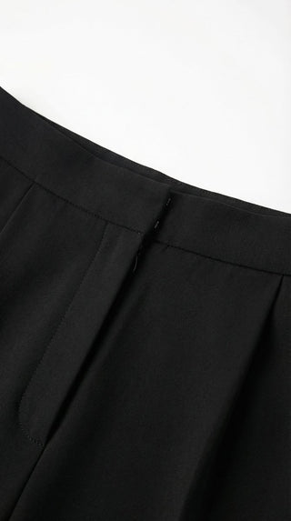 Pantalone - Pantalone palazzo pence - Nero - VEVI