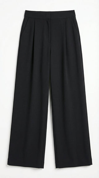 Pantalone - Pantalone palazzo pence - Nero - VEVI