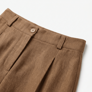 Pantalone - Pantalone palazzo pince LUE56511 - Tabacco - VEVI
