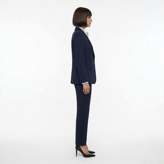 Pantalone - Pantalone sigaretta punto milano CVE28 - 26 - Blu - VEVI