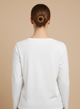 T-shirt - T-shirt m/l basic cotone - Bianco - vevi.it