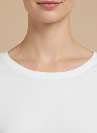 T-shirt - T-shirt m/l basic cotone - Bianco - vevi.it