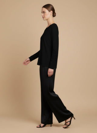 T-shirt - T-shirt m/l basic cotone - Nero - vevi.it