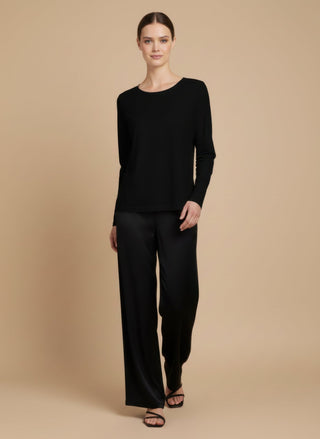 T-shirt - T-shirt m/l basic cotone - Nero - vevi.it