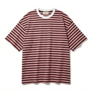 T-shirt - T-shirt riga AME10060 - Marrone - VEVI