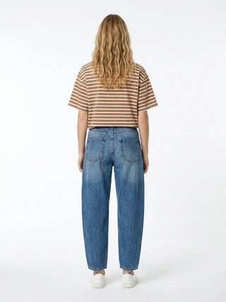 T-shirt - T-shirt riga AME10060 - Marrone - VEVI