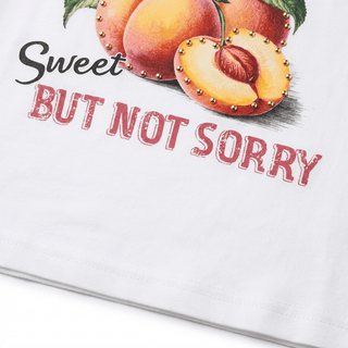 T-shirt - T-shirt stampa pesca AME9965 - 3 - Bianco - VEVI