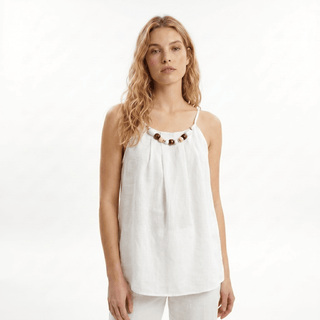 Top - Top accessorio collana LUEML289 - Bianco - VEVI